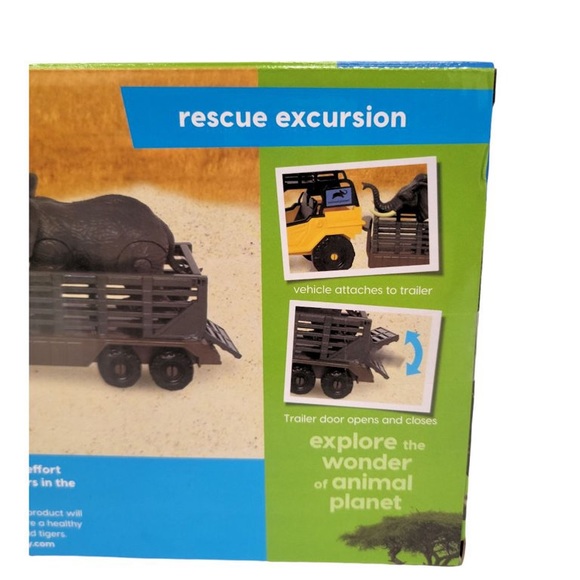 Toys Animal Rescue Excursion Elephant Animal Figure Safari